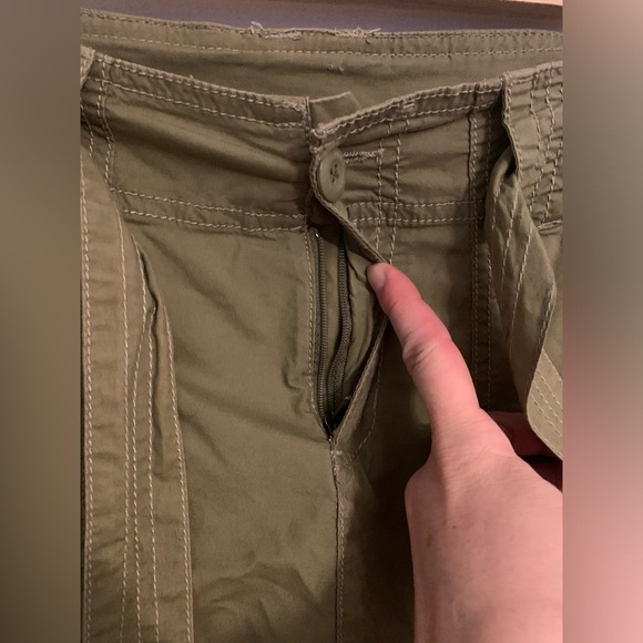 Lucy Olive Green Mini Skirt - Picture 6 of 10